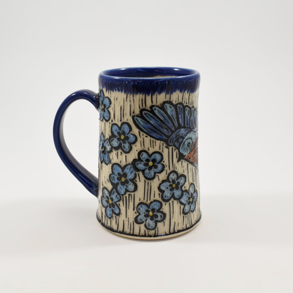 Blue Bird Mug - Cobalt