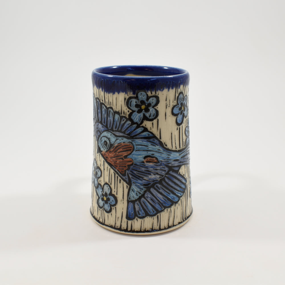 Blue Bird Mug - Cobalt