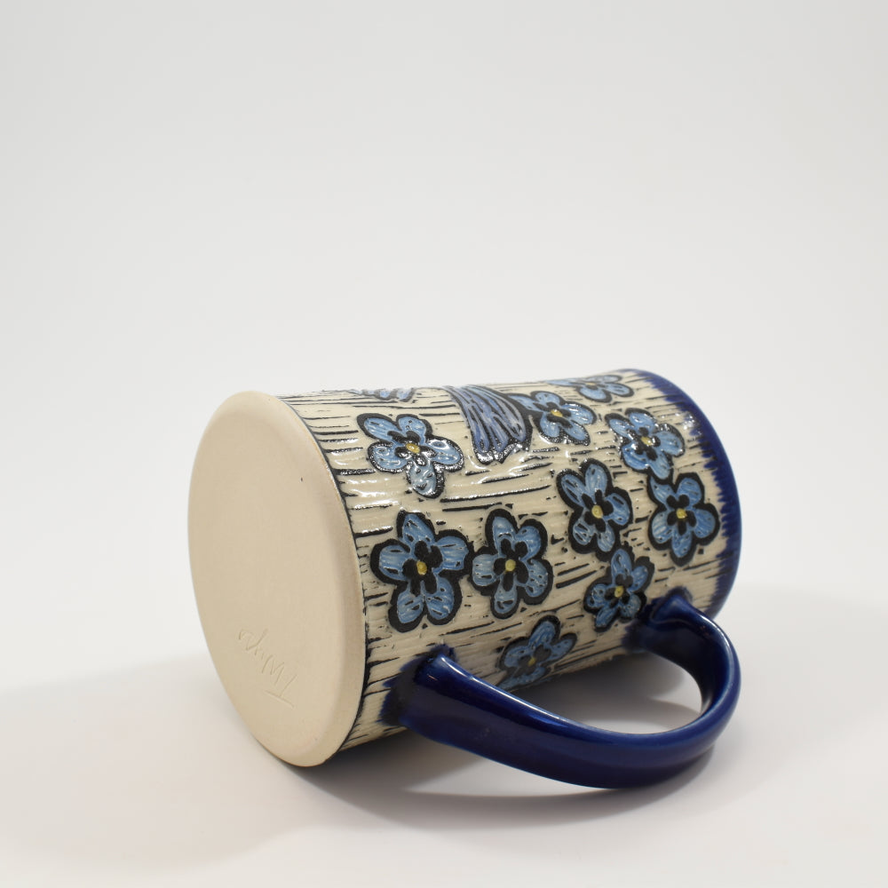 Blue Bird Mug - Cobalt