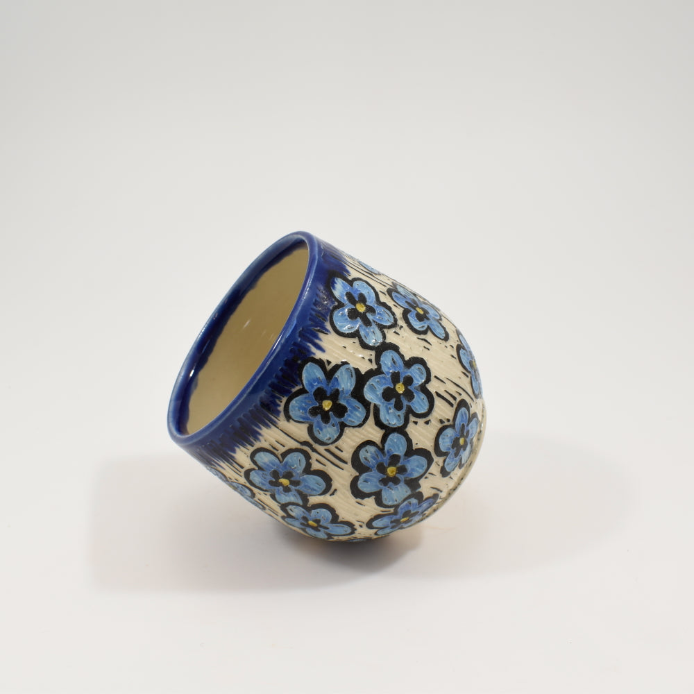 Forget-Me-Not Tumbler - Cobalt