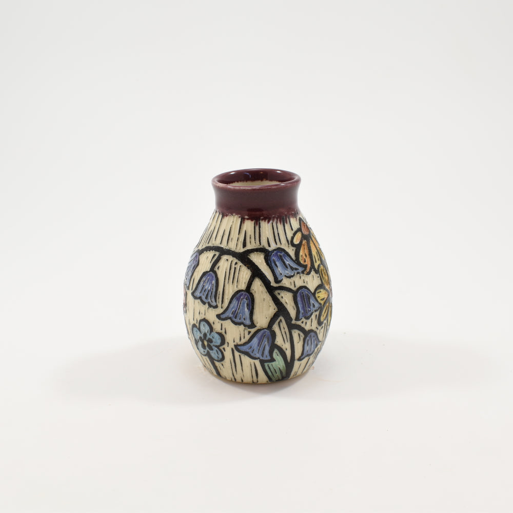 Spring Flower Bud Vase - Purple