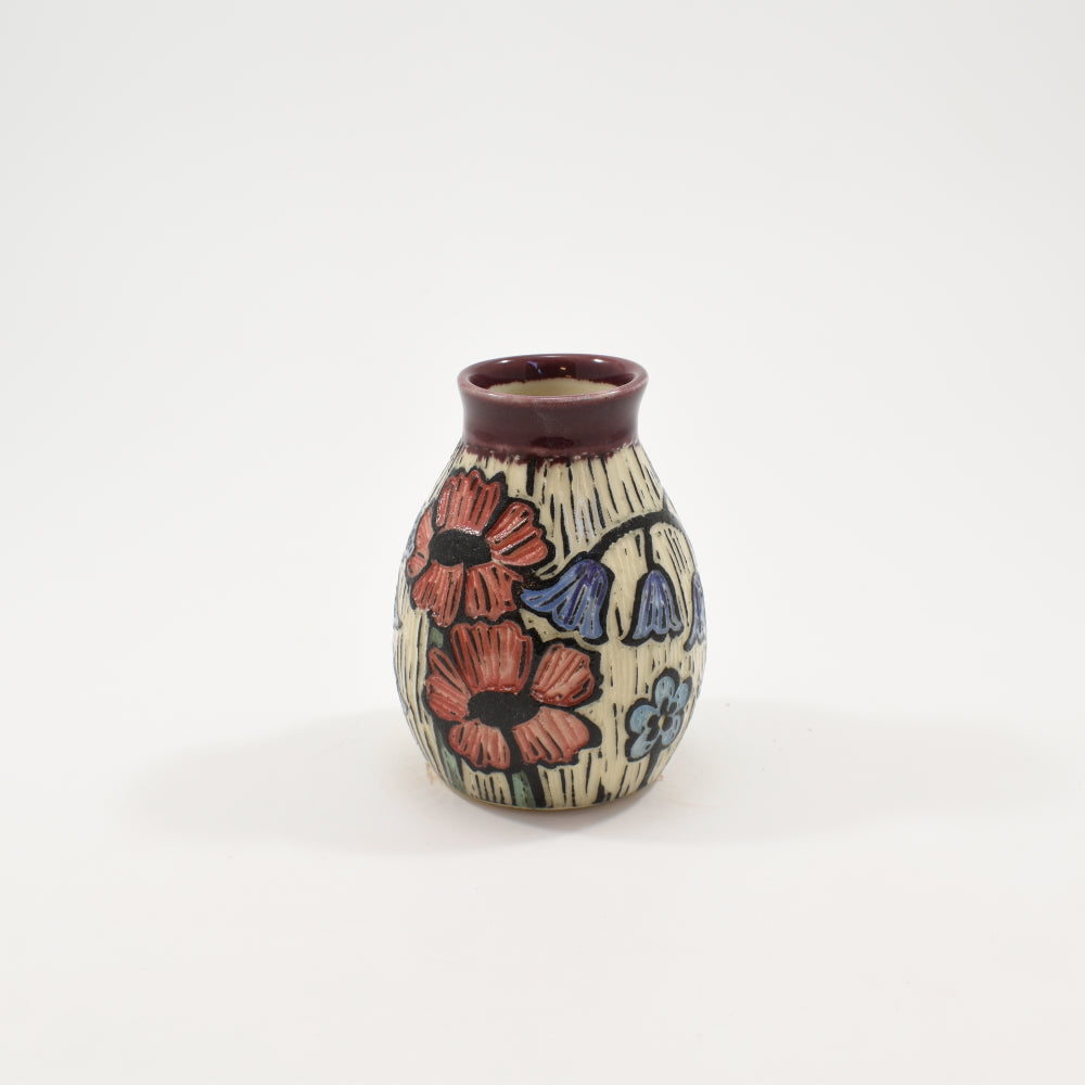 Spring Flower Bud Vase - Purple