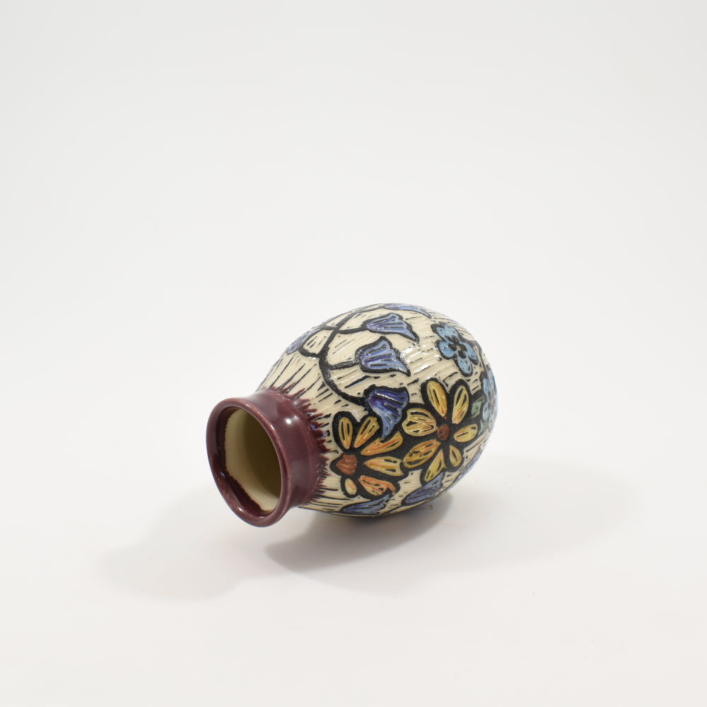 Spring Flower Bud Vase - Purple