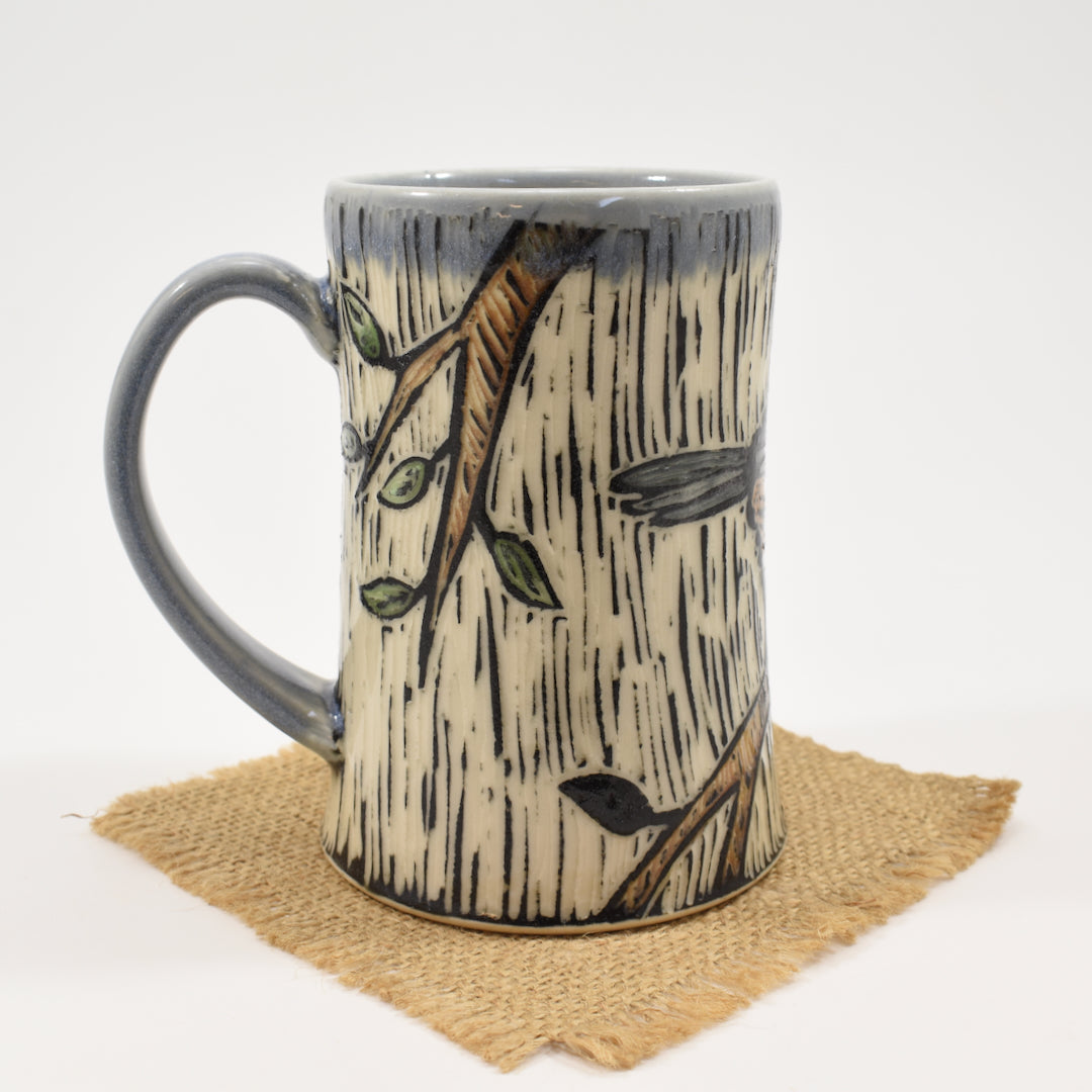 Chickadee Mug - Light Blue