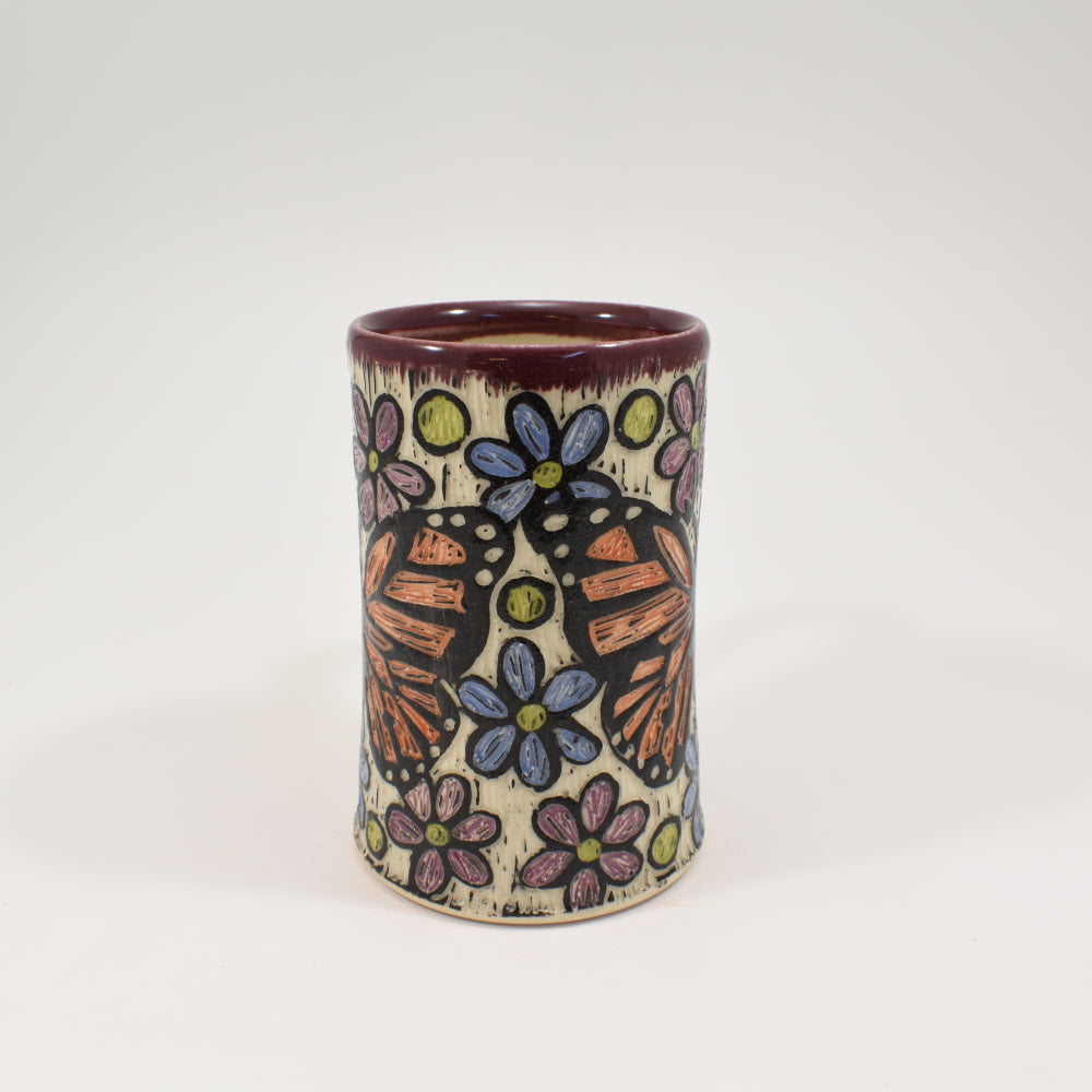 Butterfly (Monarch) Mug - Purple