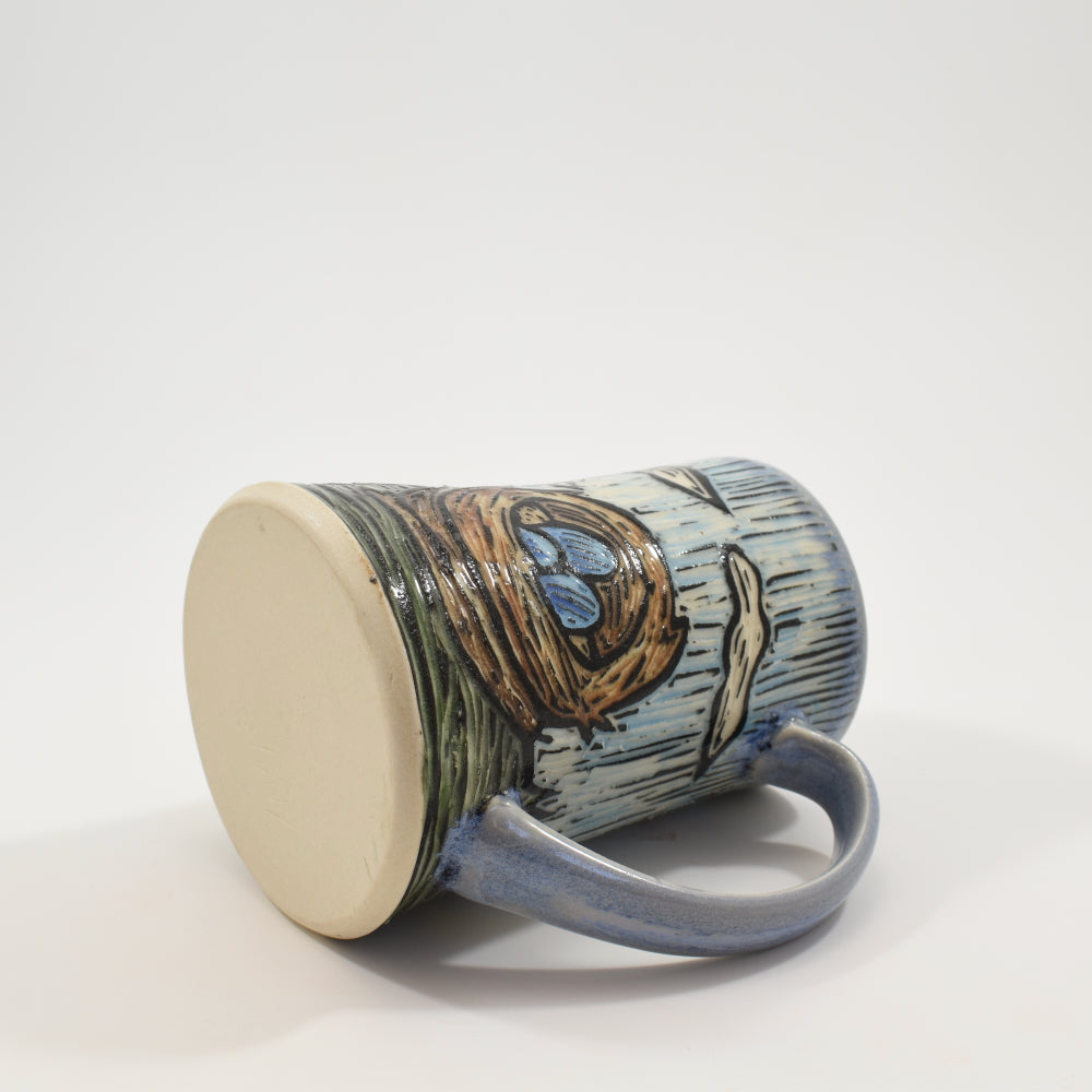 Robin Mug - Light Blue