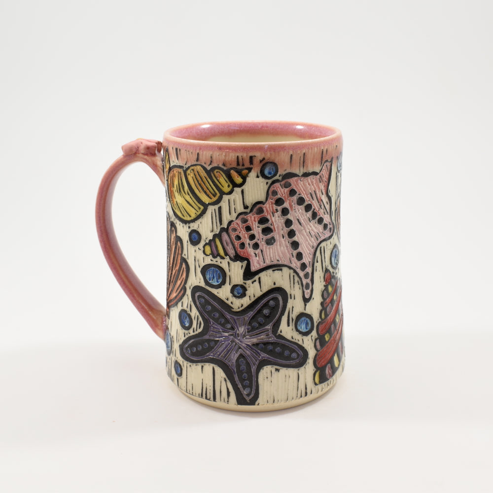 Sea Shells Mug - Pink