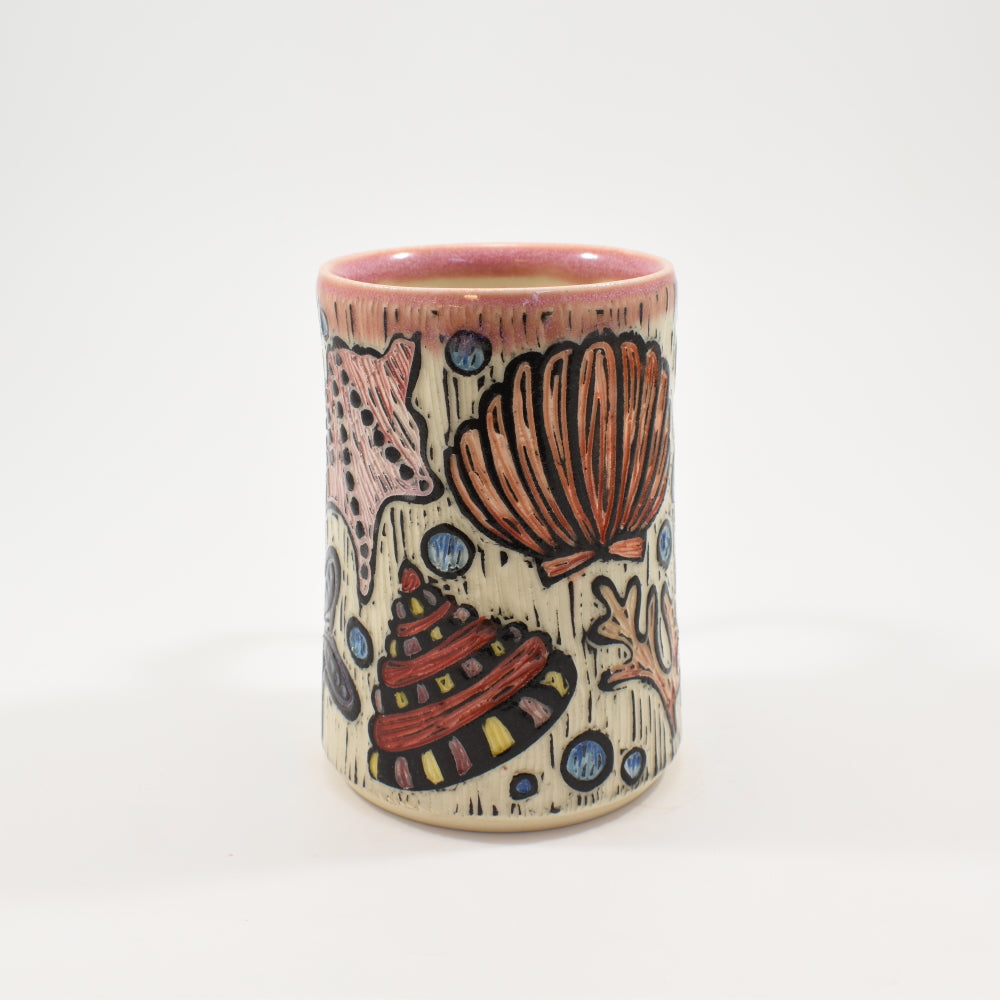 Sea Shells Mug - Pink