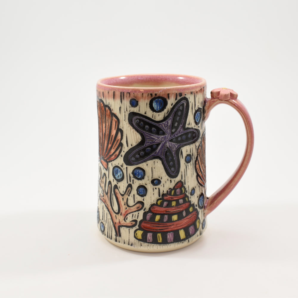 Sea Shells Mug - Pink