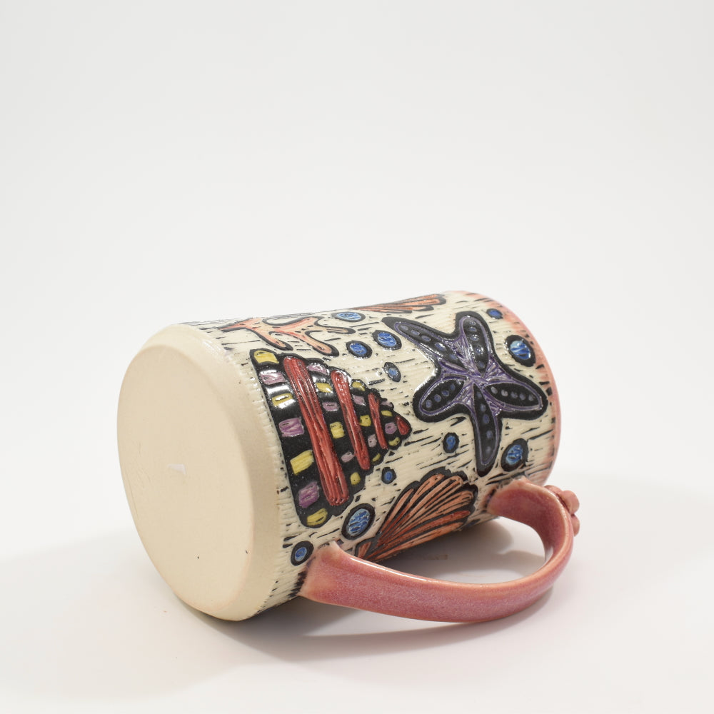 Sea Shells Mug - Pink