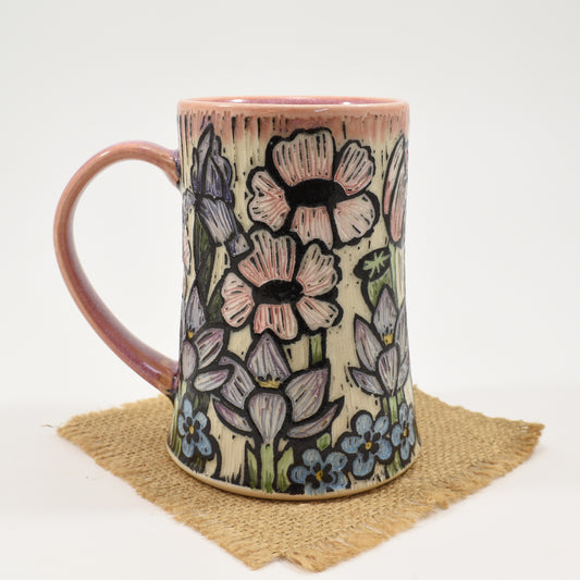 Spring Flower Mug - Pink