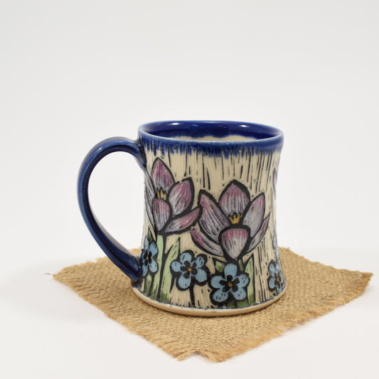 Crocus Short Mug - Cobalt