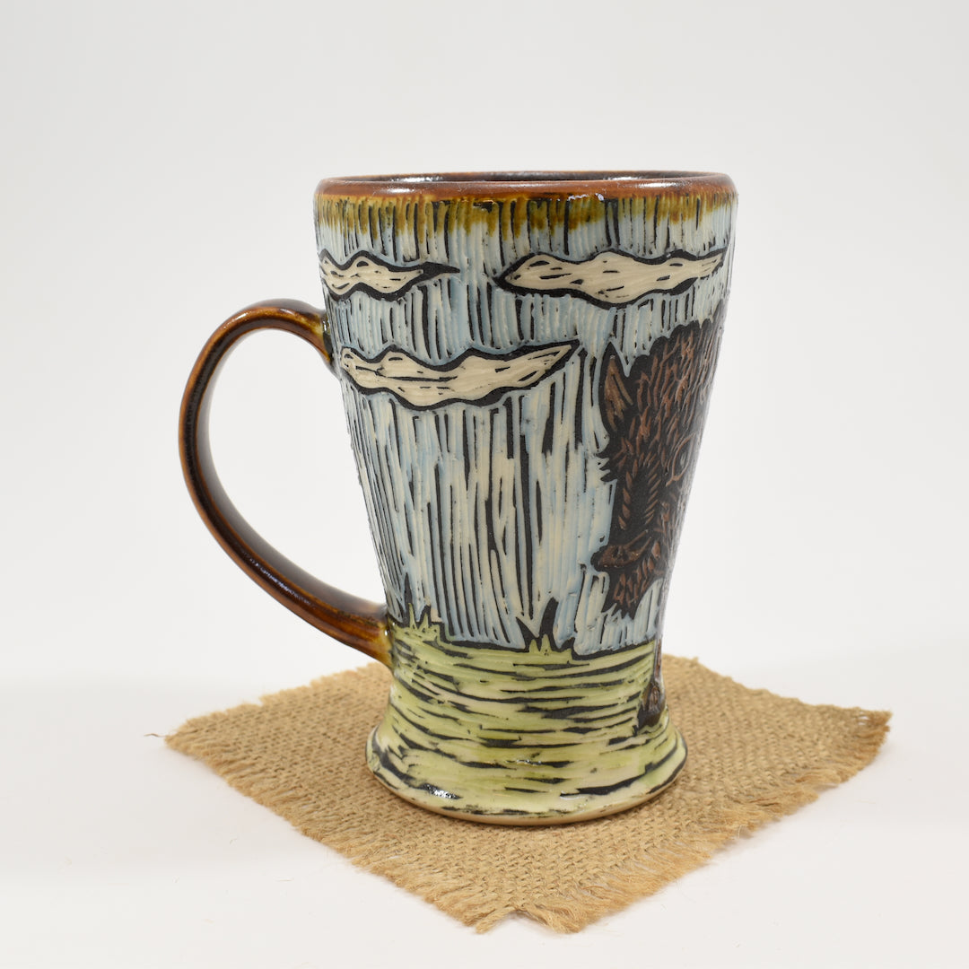 Bison Mug Tall - Amber