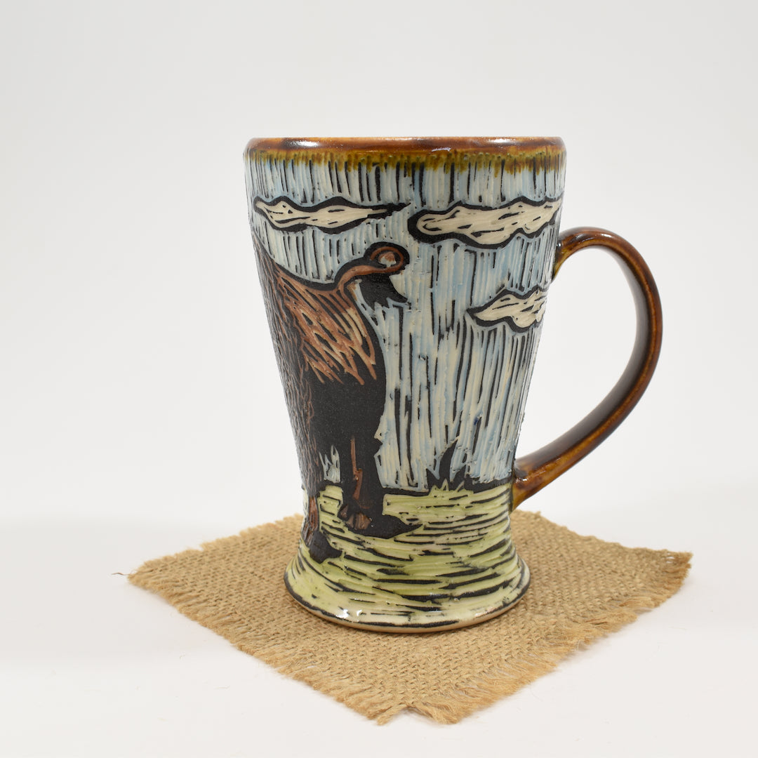 Bison Mug Tall - Amber