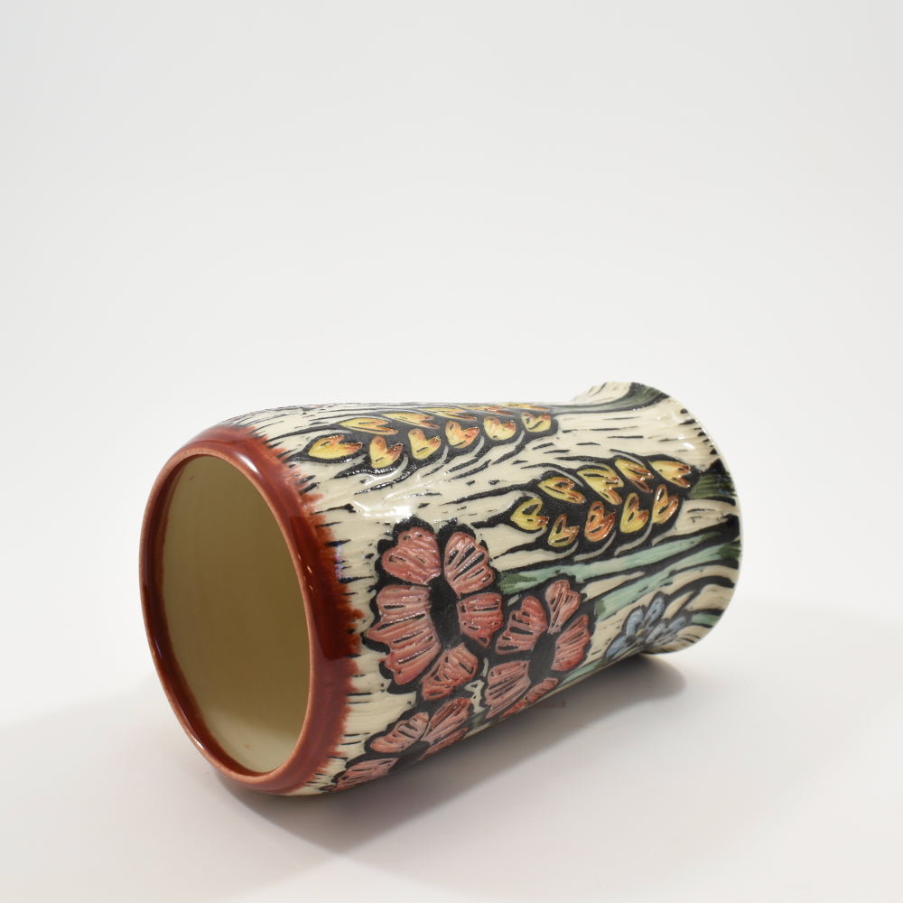 Spring Flower Tall Mug  - Red 1