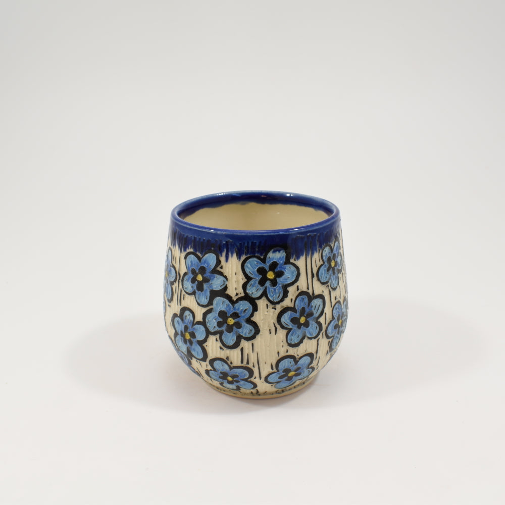 Forget-Me-Not Tumbler - Cobalt