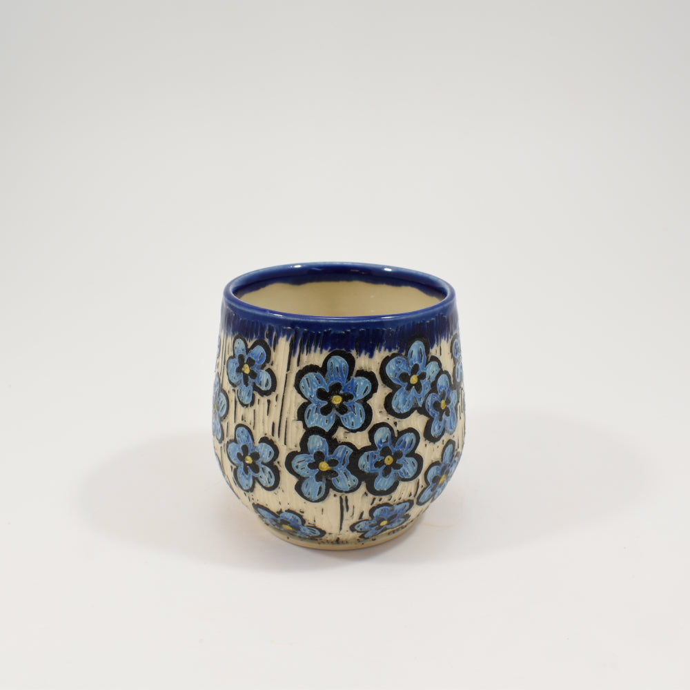 Forget-Me-Not Tumbler - Cobalt