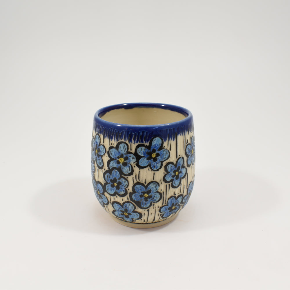 Forget-Me-Not Tumbler - Cobalt