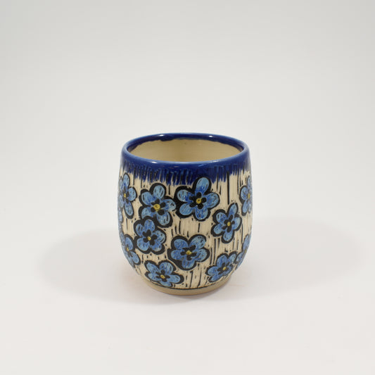 Forget-Me-Not Tumbler - Cobalt